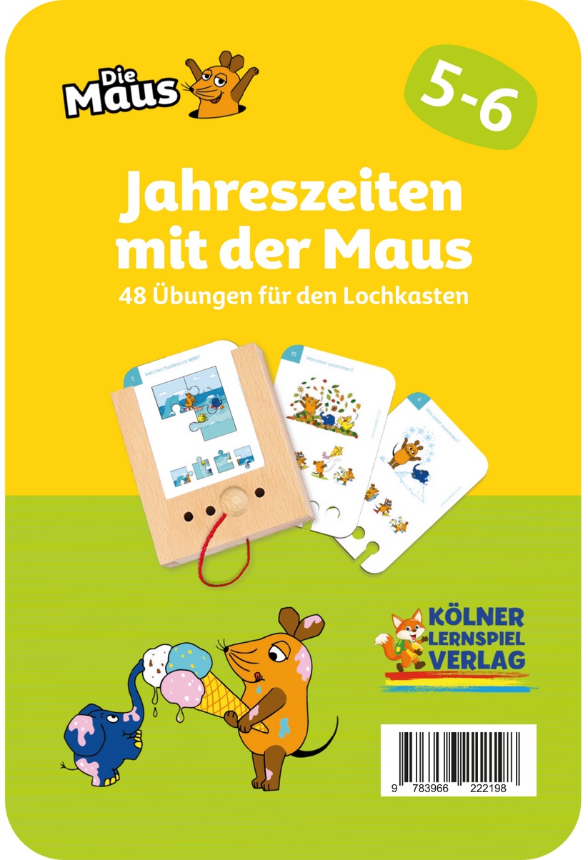 Kölner Lernspielverlag - Jahreszeiten mit der Maus 5-6