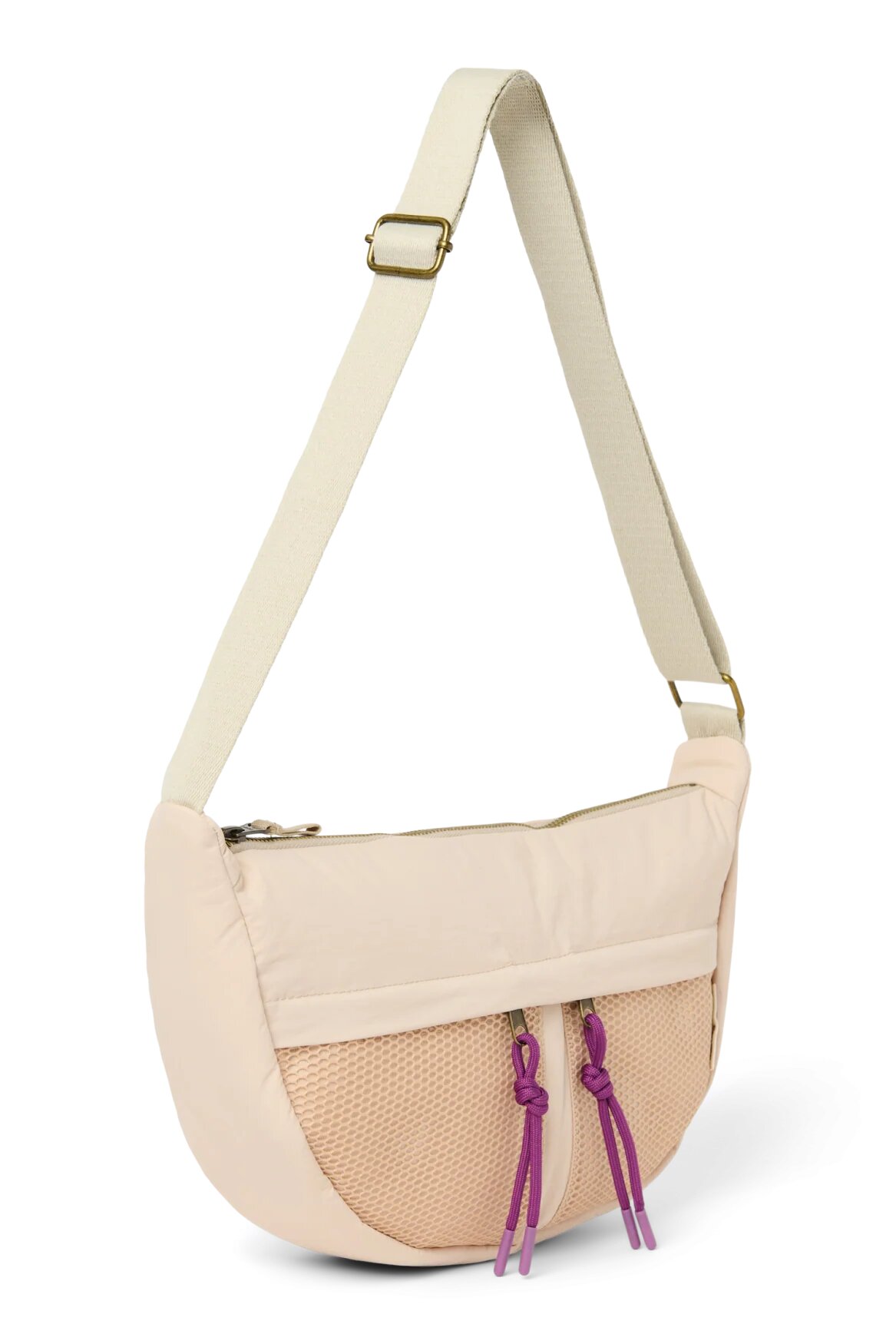 Studio Noos - Tasche Fanny Pack Patchwork Puffy Oatmeal