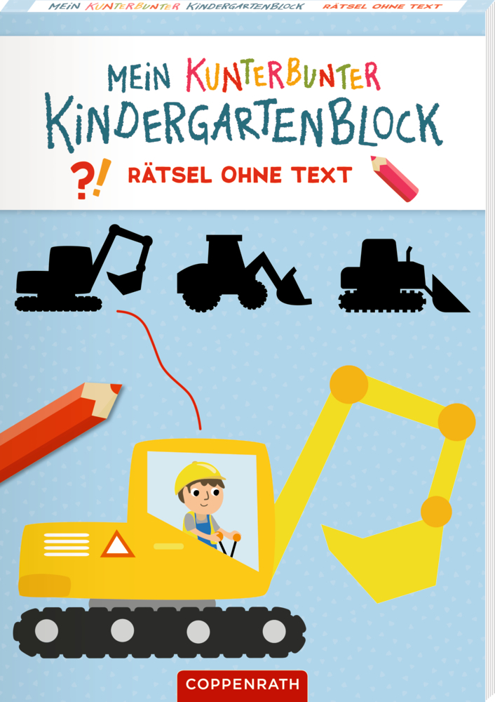 Spiegelburg - Kindergartenblock: Rätsel ohne Text - Fahrzeuge