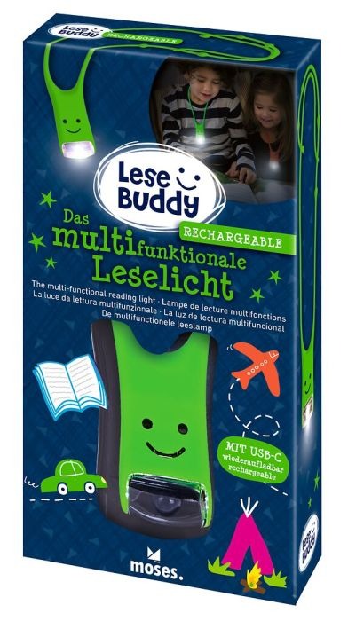 moses - Lese Buddy mit USB-C Neon Grün