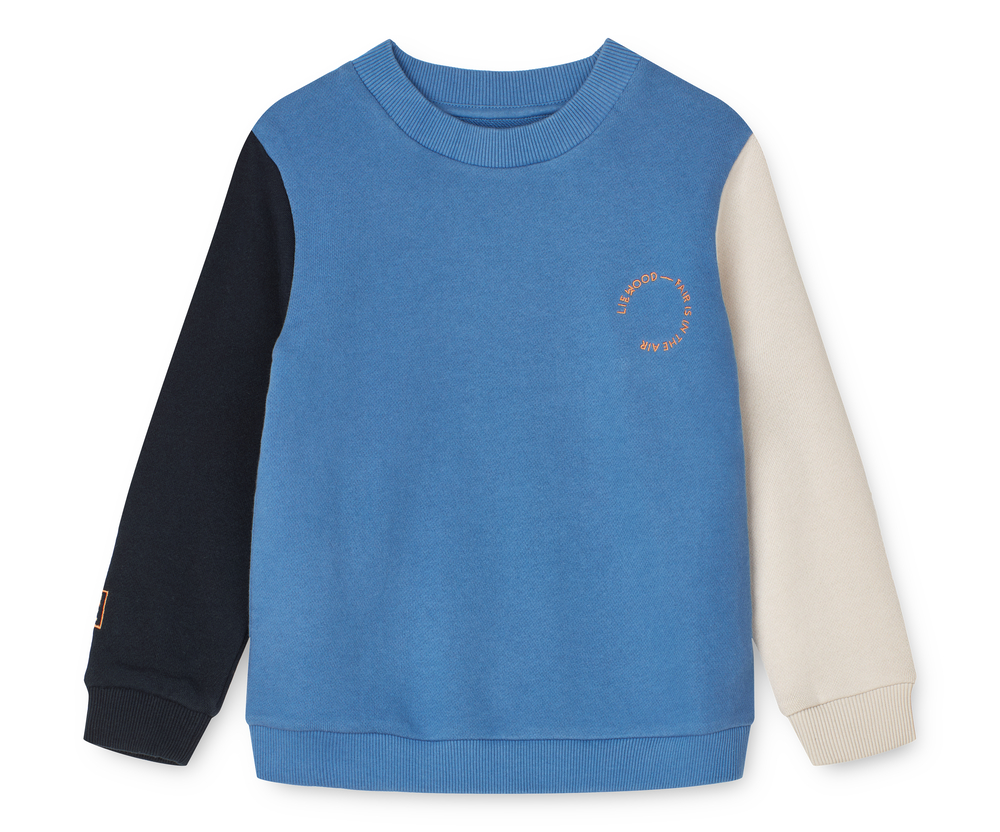 LW17992_THORA-COLOURBLOCK-SWEATSHIRT_1463-Midnight-navy-mix_1-23_1 Liewood - Sweatshirt Thora Colourblock Midnight navy mix