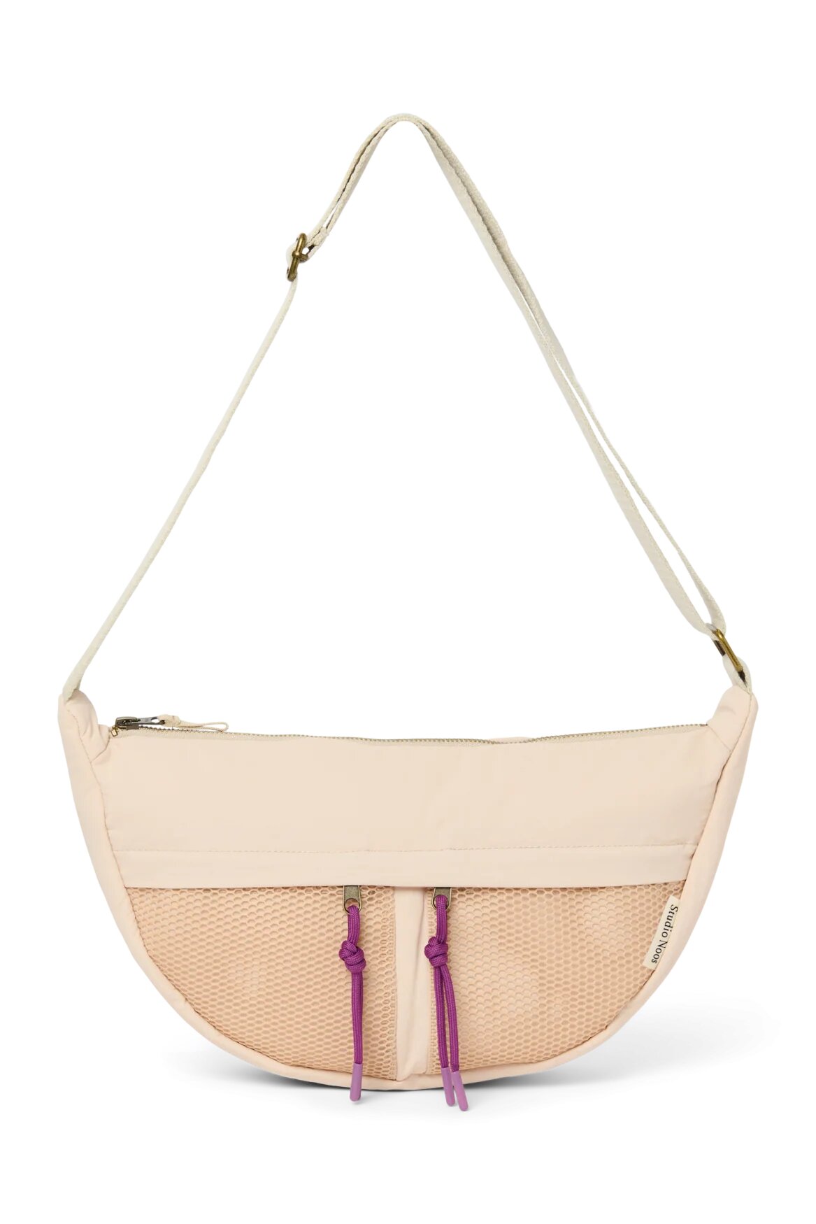 Studio Noos - Tasche Fanny Pack Patchwork Puffy Oatmeal