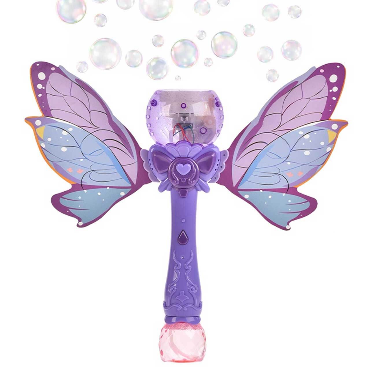 Fun Trading - Seifenblasenmaschine Schmetterling mit Licht
