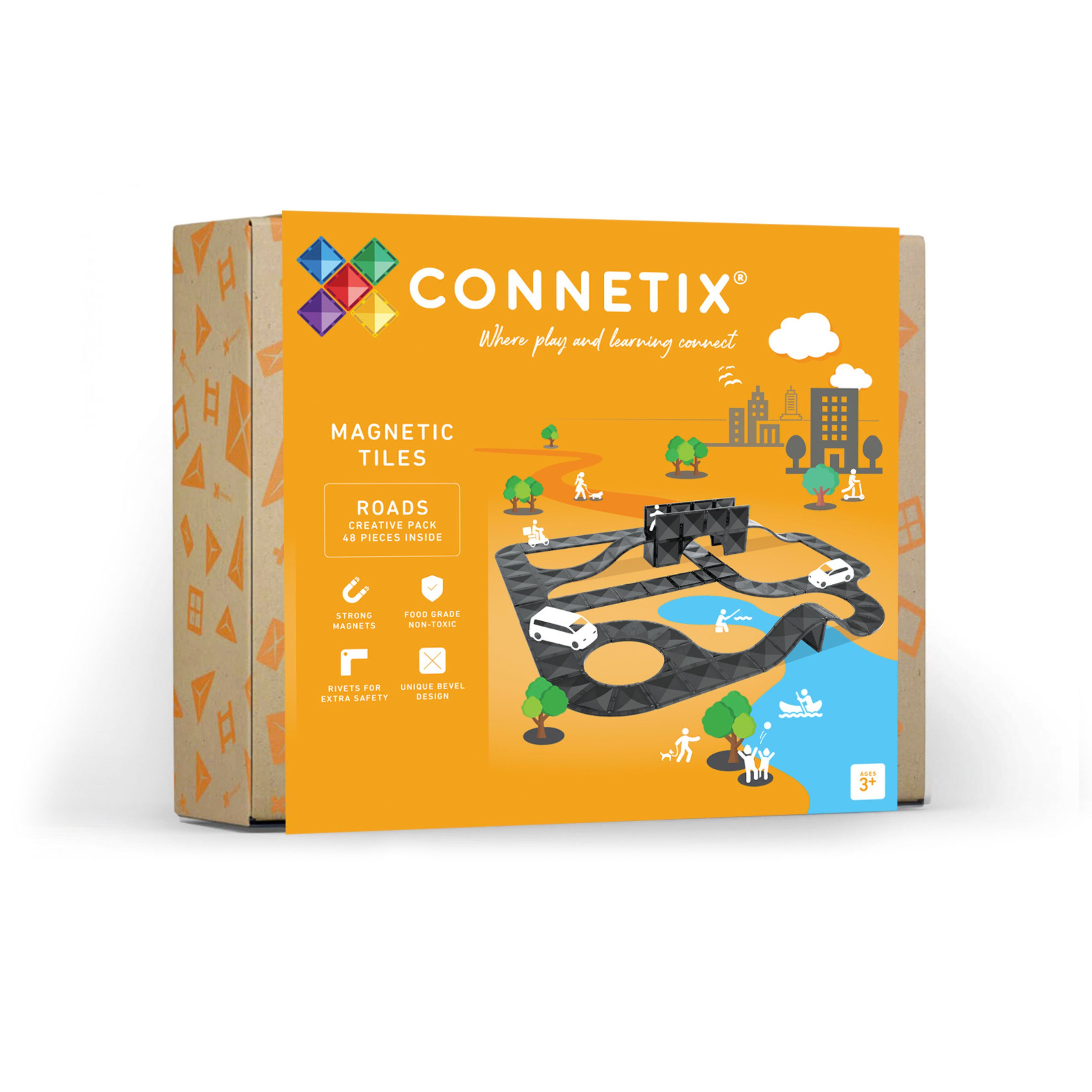 connetix - Magnetbausteine Creative Roads 48-tlg.