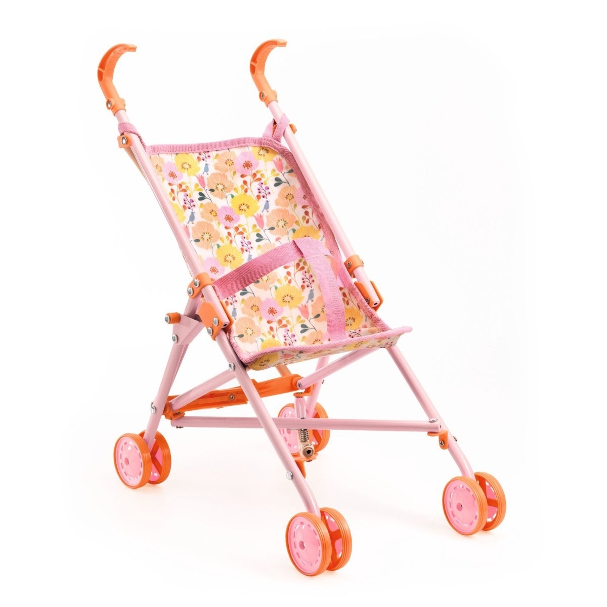 Djeco - Puppenbuggy Flowers 54cm