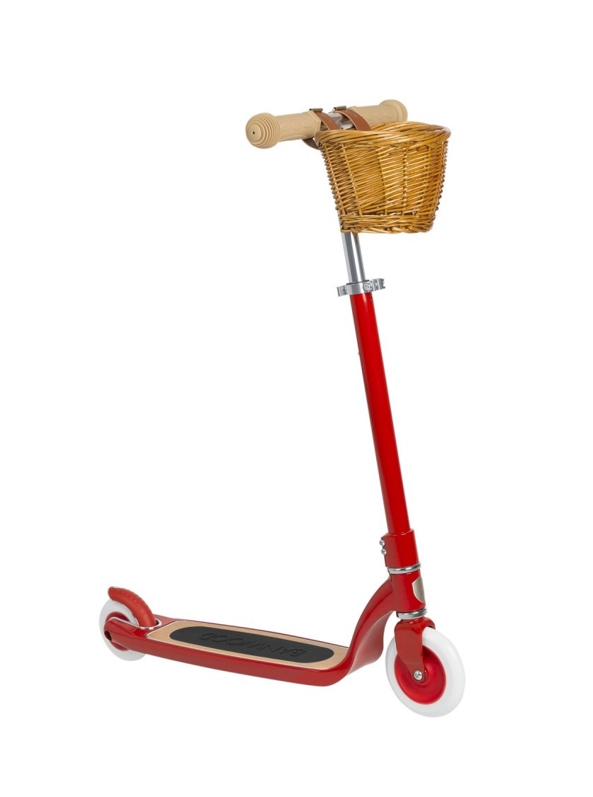 banwood-maxi-kinderroller-rot-1 Banwood - Roller Maxi red mit Lenkerkorb