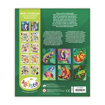 ARTista - Stickermalbuch Jungle