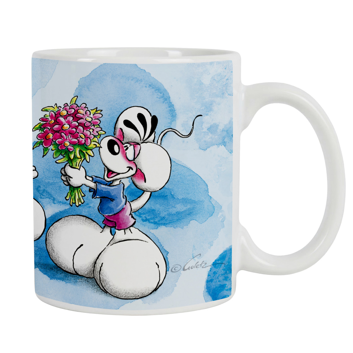 Diddl - Tasse Blumenstrauß