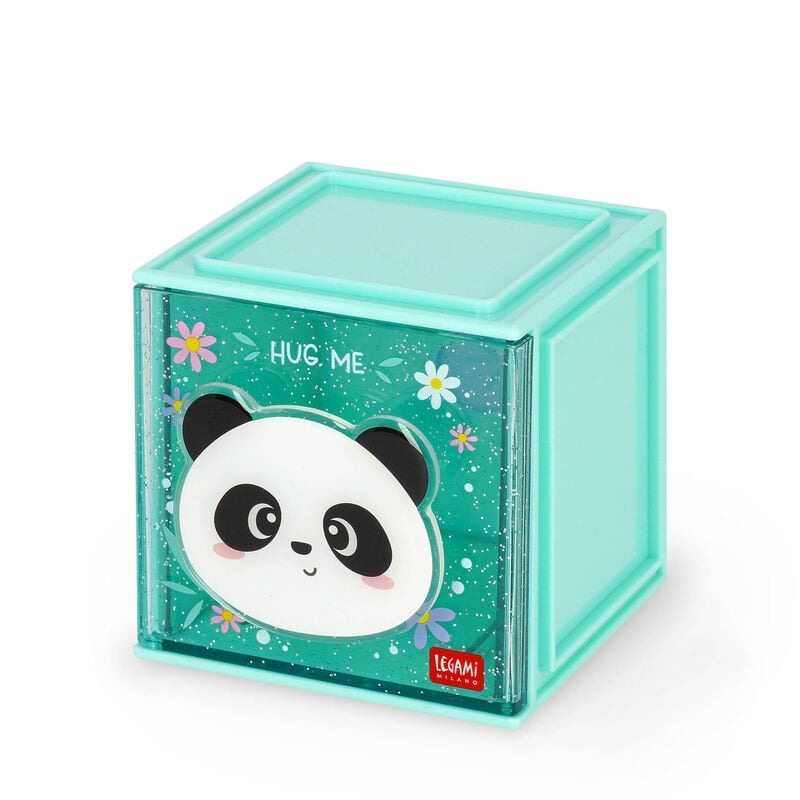 Legami - Erweiterbare Schreibtischbox - Cutie Cube Panda