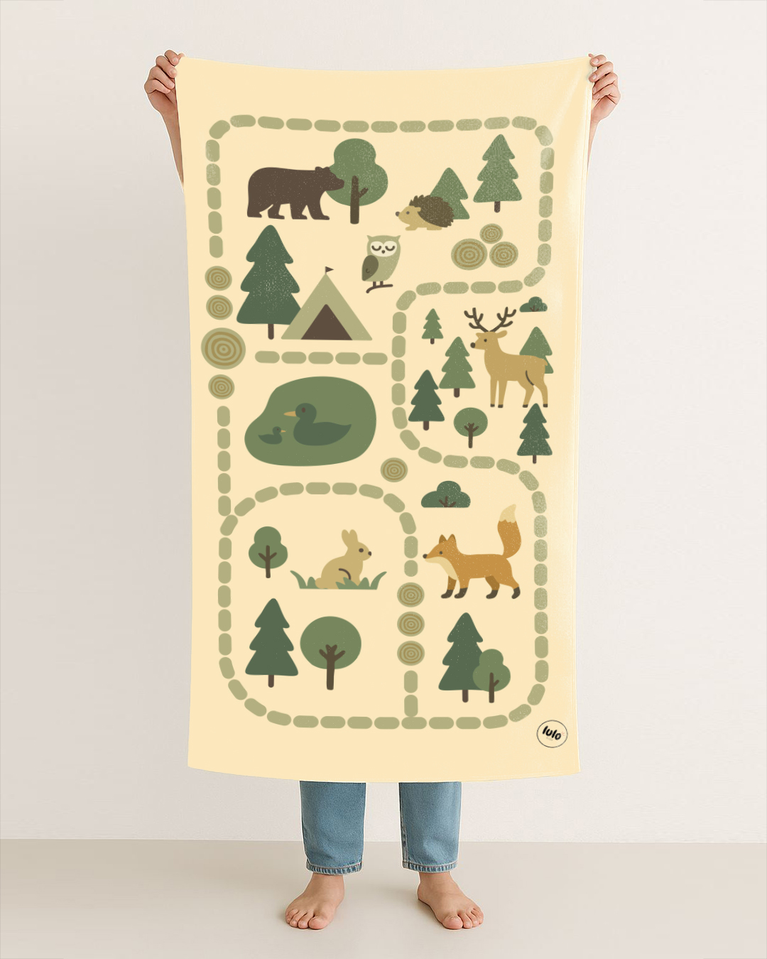 lulo - Spiel- und Badehandtuch Wald lulo - Spiel- und Badehandtuch Wald