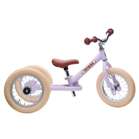 TRYBIKE - Laufrad 2-in-1 Steel Vintage lilac