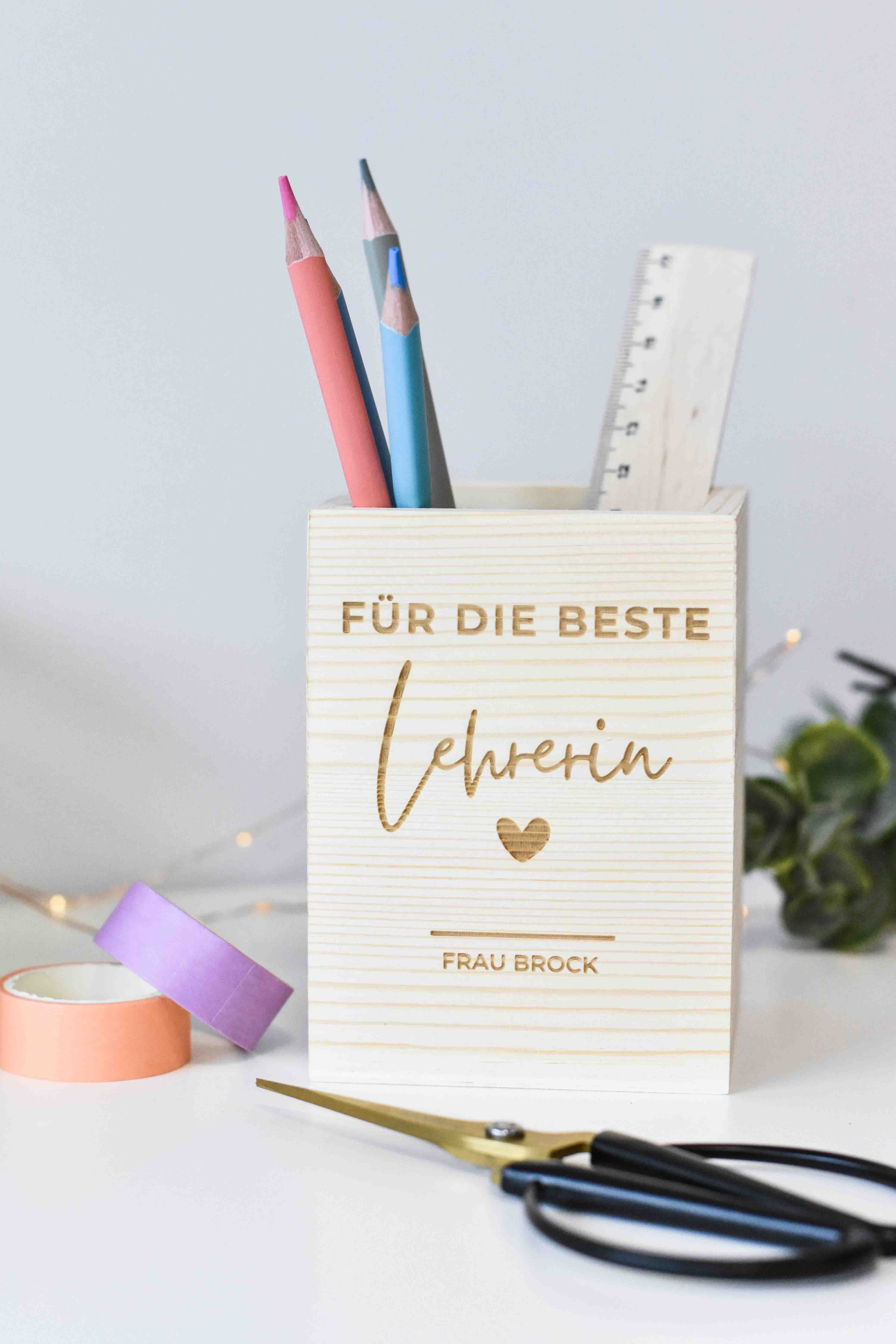 Invy Design - Stiftebecher "Beste Lehrerin"