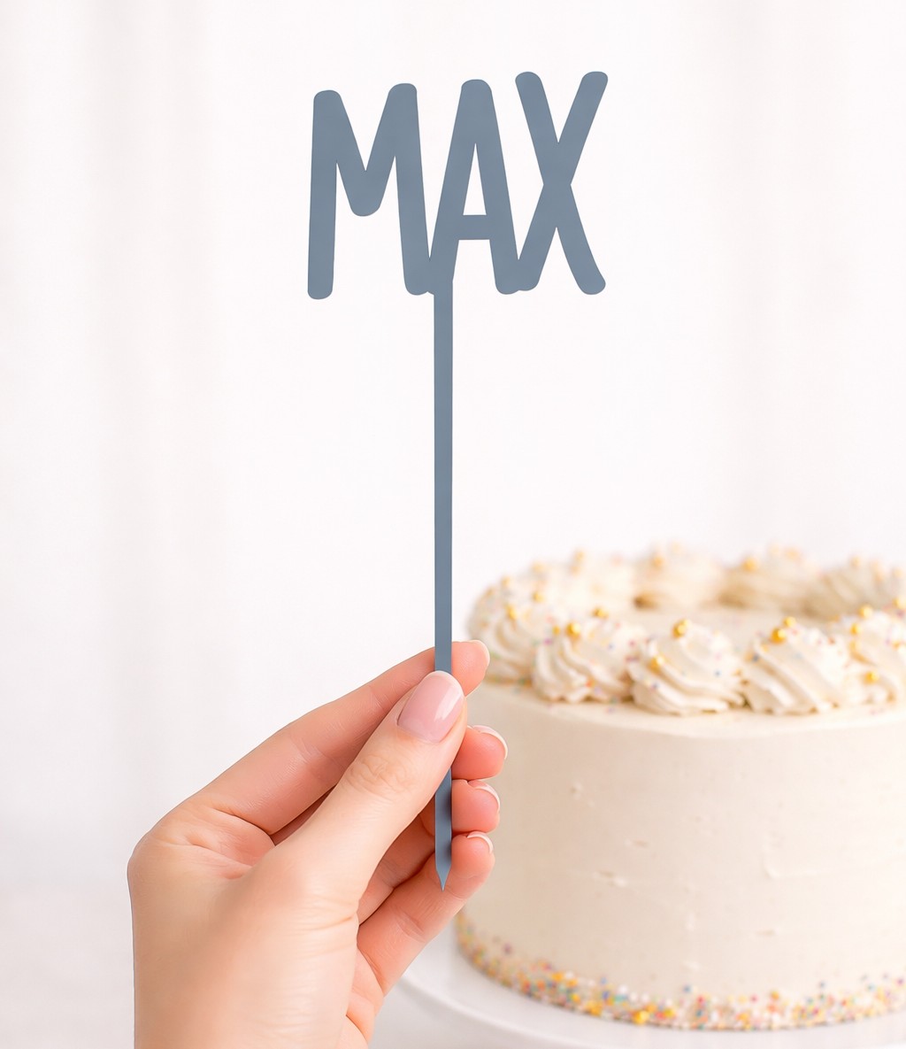 Invy Design - Cake Topper "Name" 