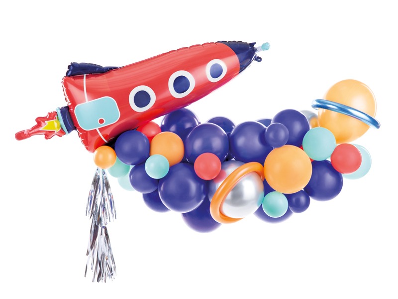 PartyDeco - Ballongirlande Rakete