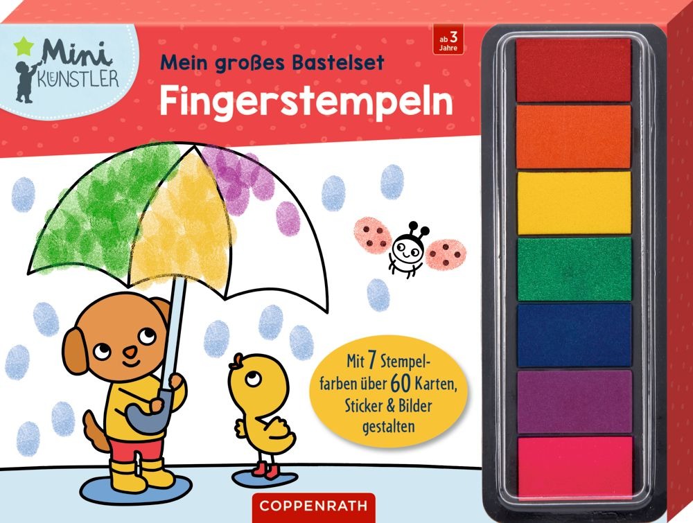 Spiegelburg - Mini-Künstler: Mein großes Bastelset - Fingerstempeln Spiegelburg - Mini-Künstler: Mein großes Bastelset - Fingerstempeln