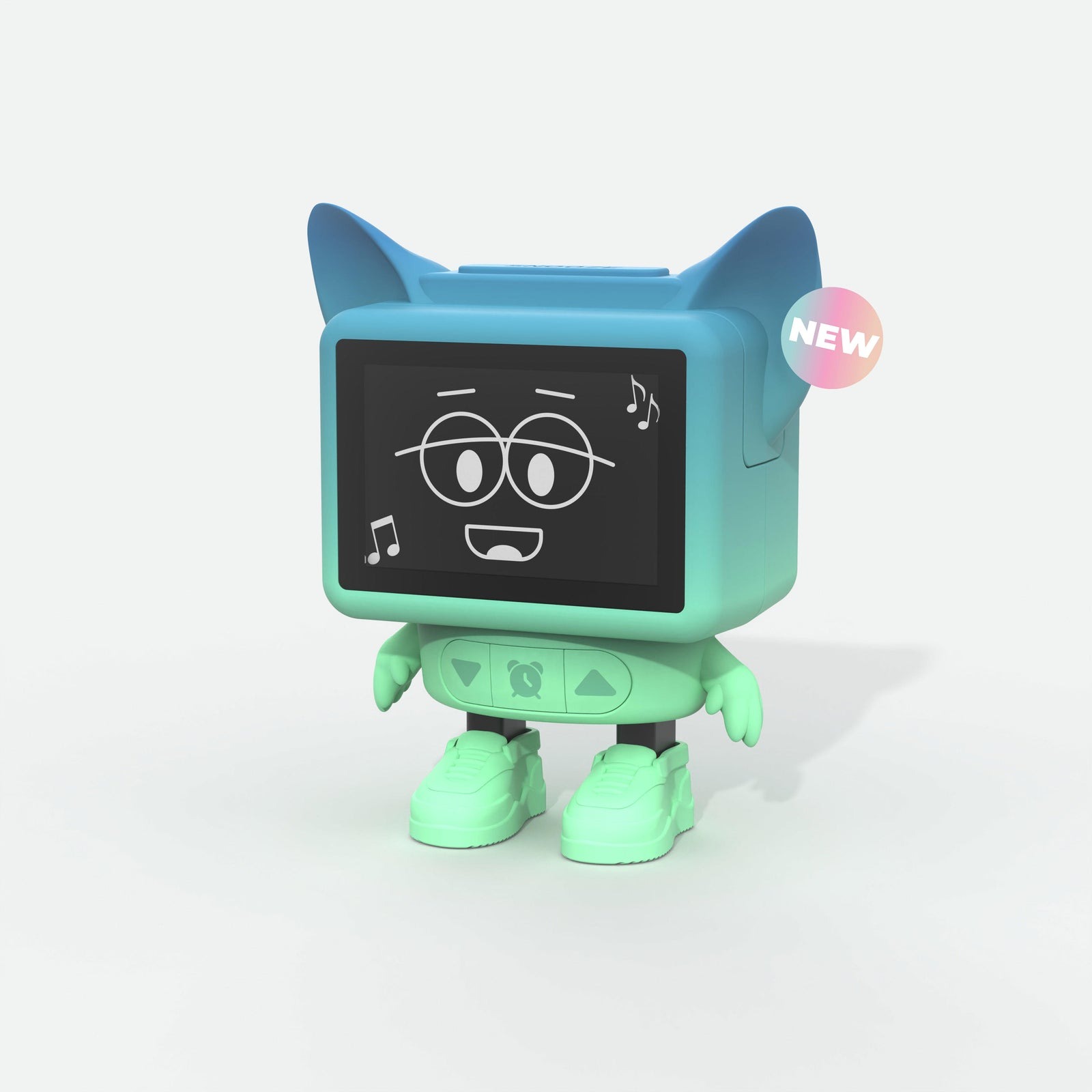 MOB - Wecker "Dancing Clock" Blue