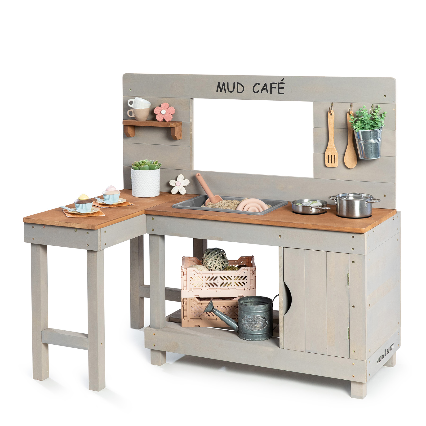 80028_01_1800x1800 MUDDY BUDDY ® - Matschküche - Mud Café - warmgrau