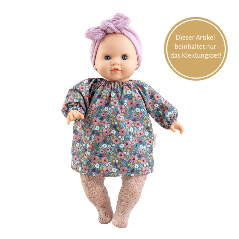 Paola Reina - Kleidungsset für Puppen 34-36cm Blumenkleid