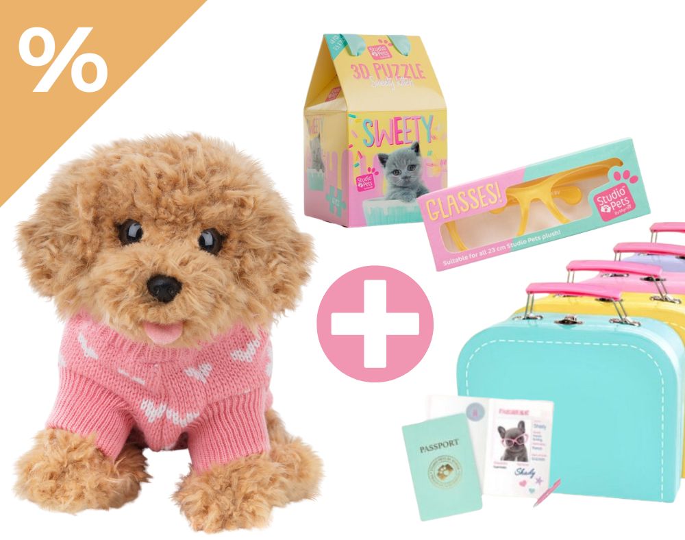 Dream Deals - Studio Pets: Kuscheltier "Cookie" 23 cm