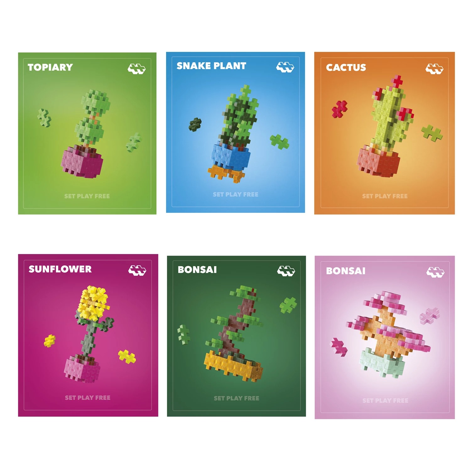 PLUS PLUS - Mini-Bausteine Puzzle Pflanzen/Blumen 1 St. PLUS PLUS - Mini-Bausteine Puzzle Pflanzen/Blumen 1 St.