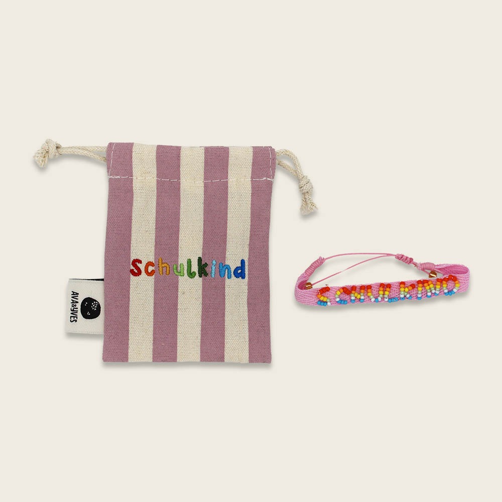 ava&yves - Armband Schulkind Rosa gewerbt