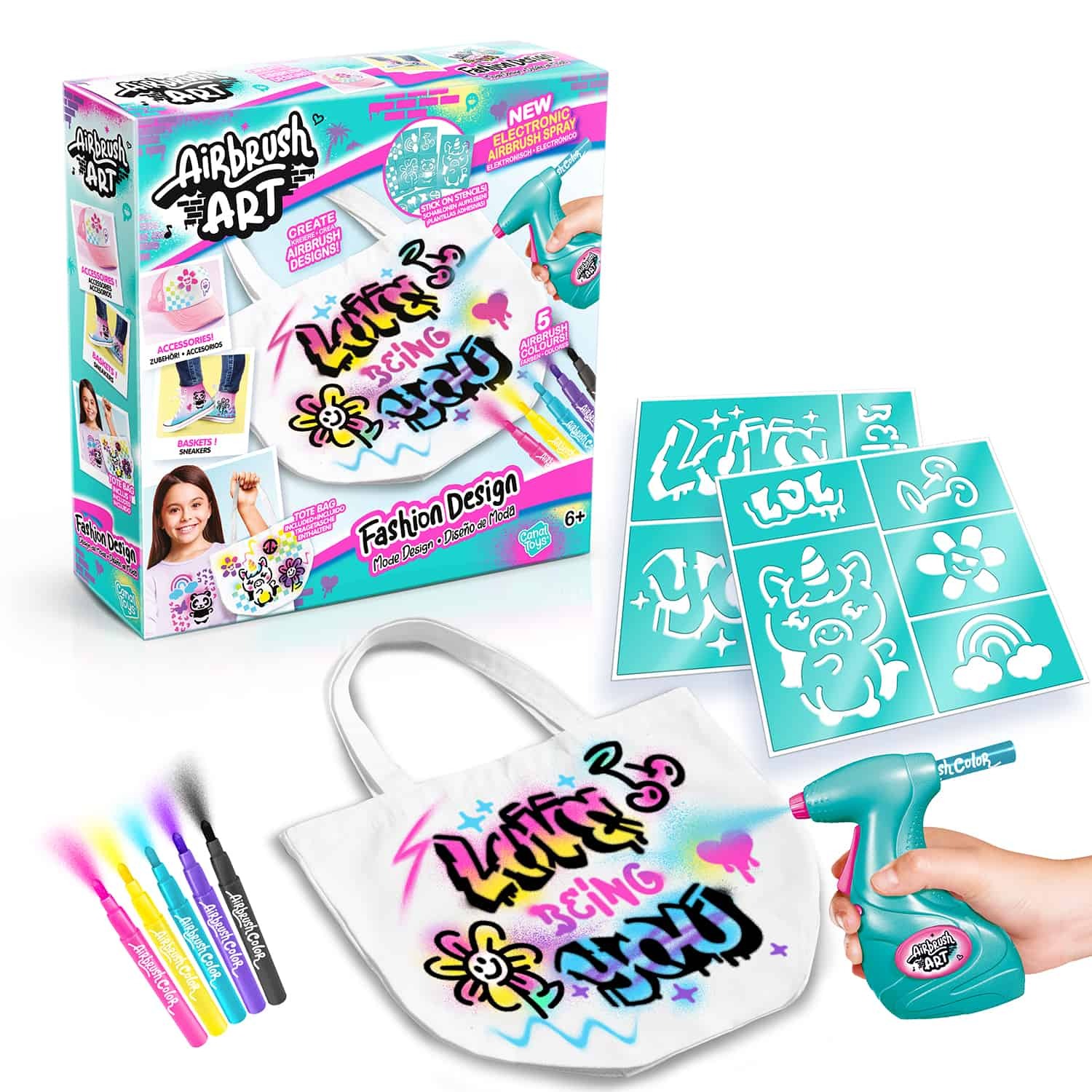 Canal Toys - Airbrush Art: Fashion Design Canal Toys - Airbrush Art: Fashion Design