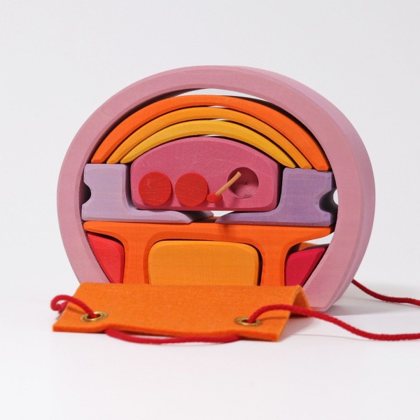 tempgrimms-rosa-orangenesbauhaus01 GRIMM'S - Puppenhaus rosa/orange