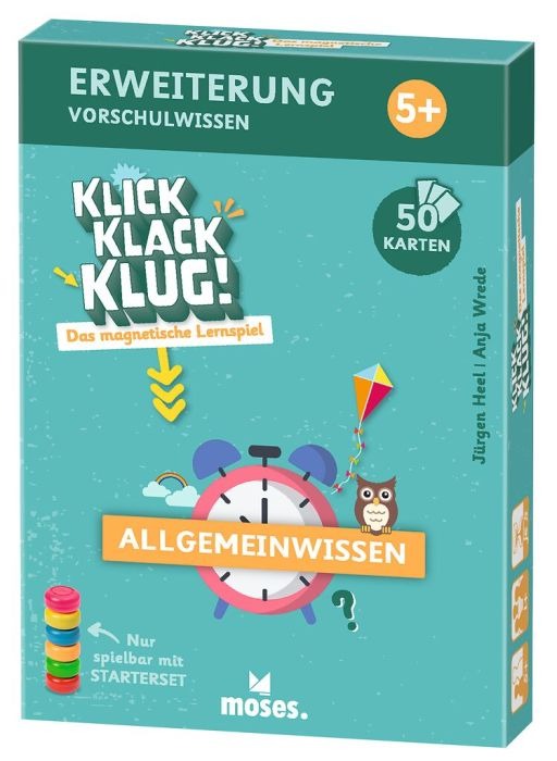 moses - Klick Klack Klug Erweiterungsset Allgemeinwissen ab 5 Jahren  