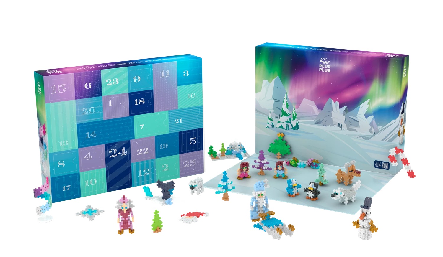 PLUS PLUS - Adventskalender Nordlichter PLUS PLUS - Adventskalender Nordlichter