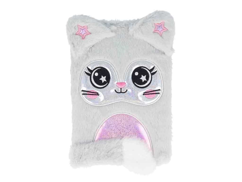 bb Cuties - Notizbuch Cutie Katze hellgrau