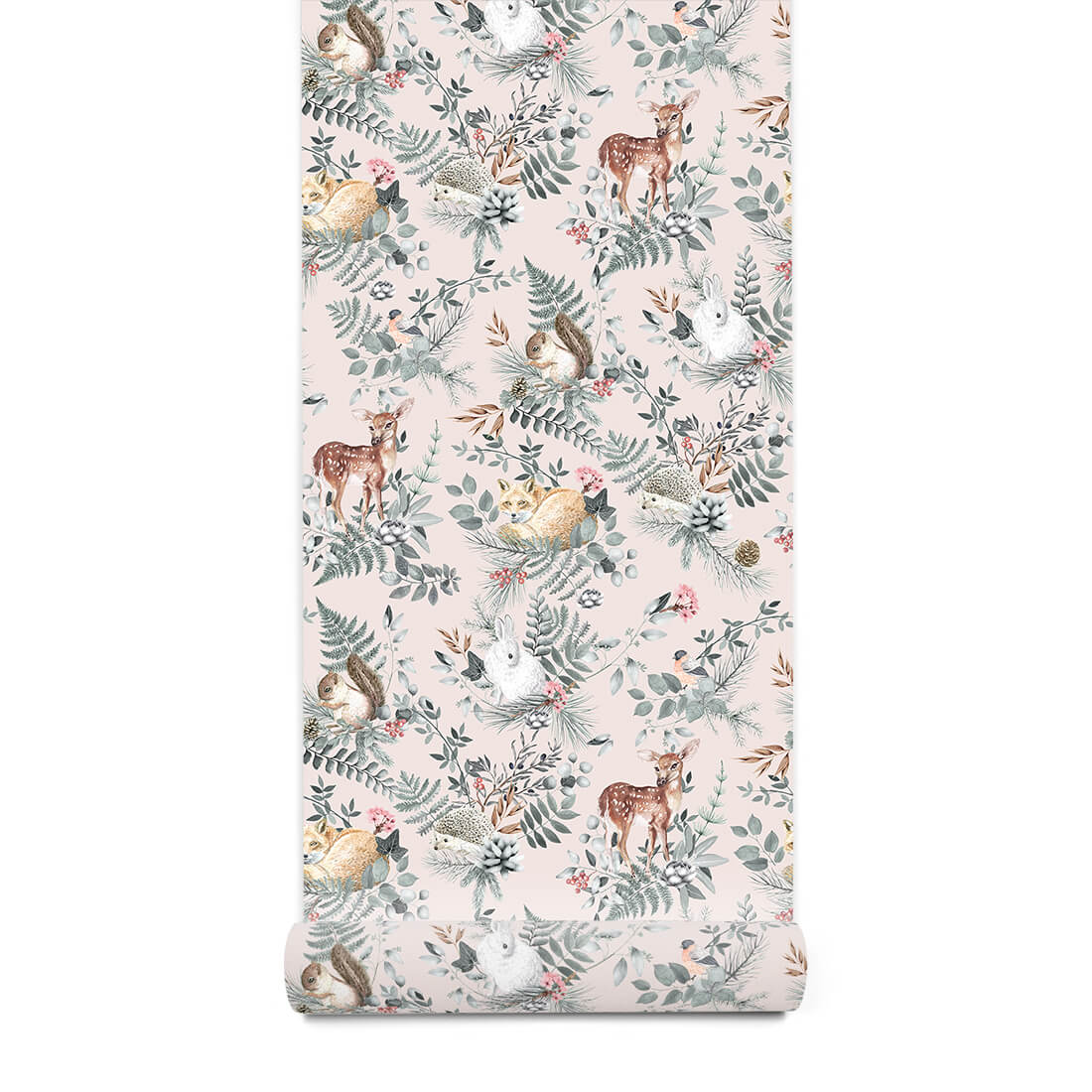 tapeta-woodland-pink-tapety-dla-dzieci-1 PASTELOWELOVE - Kindertapete woodland pink