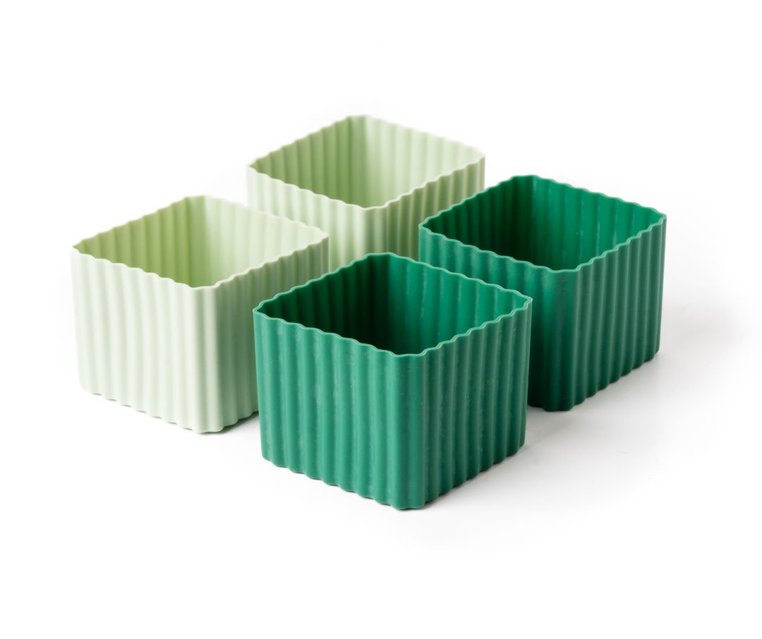 LEKKABOX - Bento Förmchen 4er Set Forest