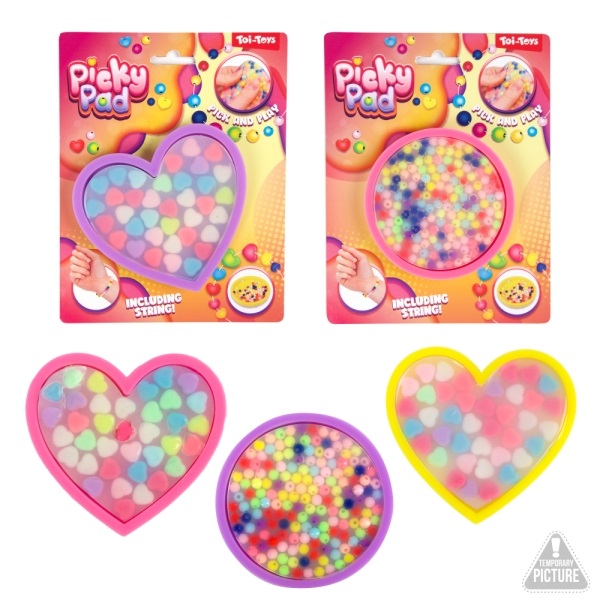 Toi-Toys - Picky Pad Herz & Kreis mit Perlen