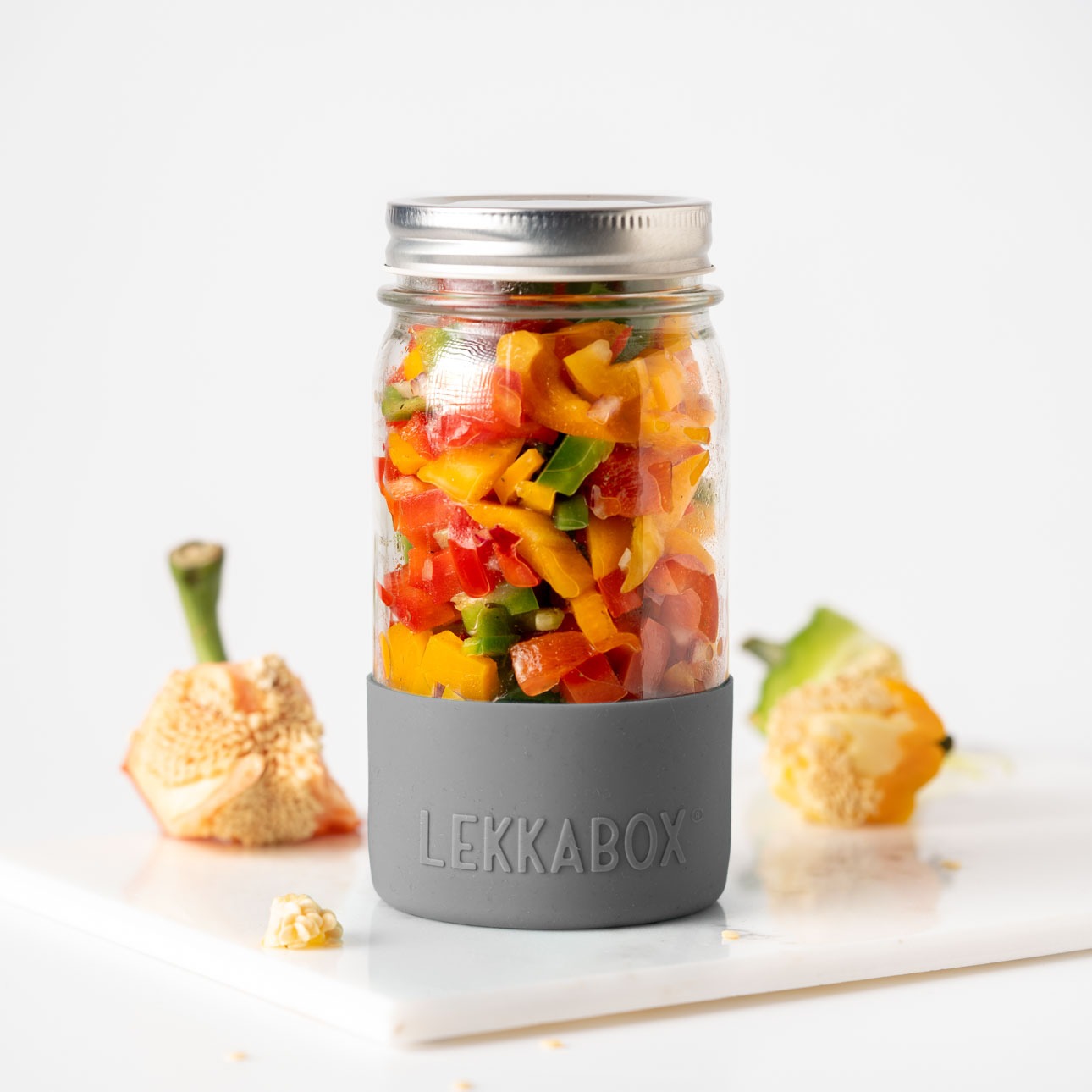 LEKKABOX - Meal Prep Glas Slate 500ml