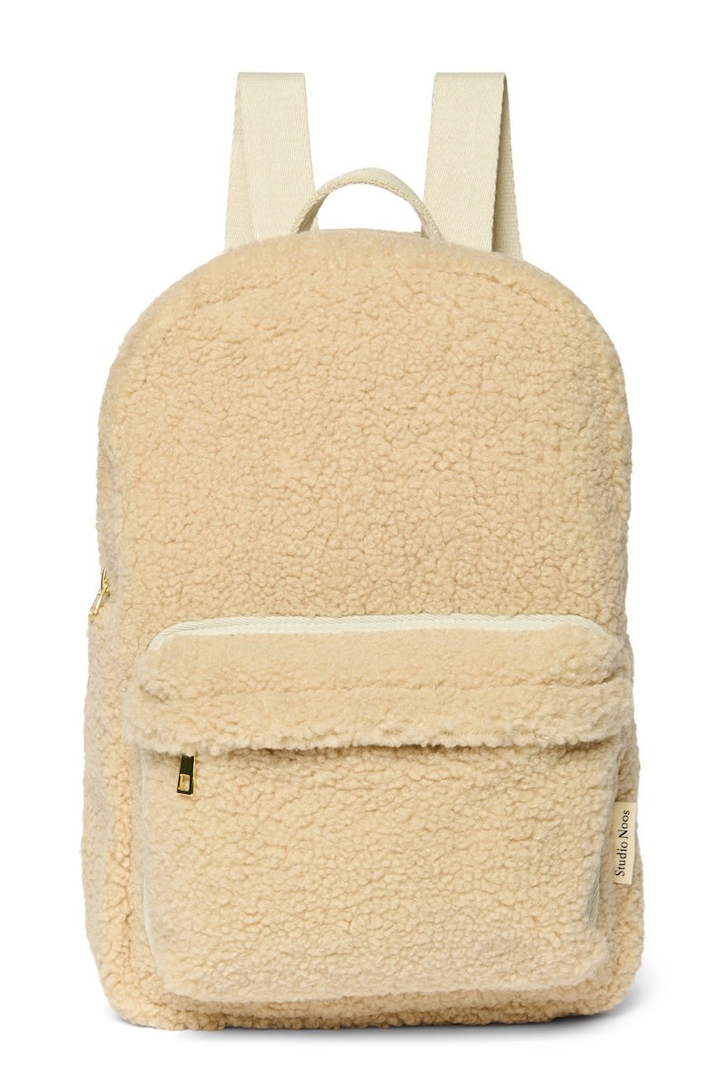 Studio Noos - Rucksack Midi Teddy Ecru Studio Noos - Rucksack Midi Teddy Ecru