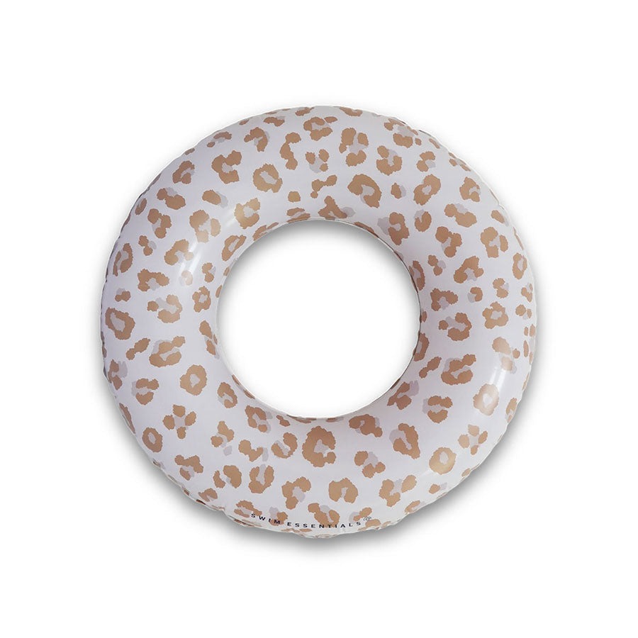 Swim Essentials - Schwimmring 90 cm: Neutral Leopard
