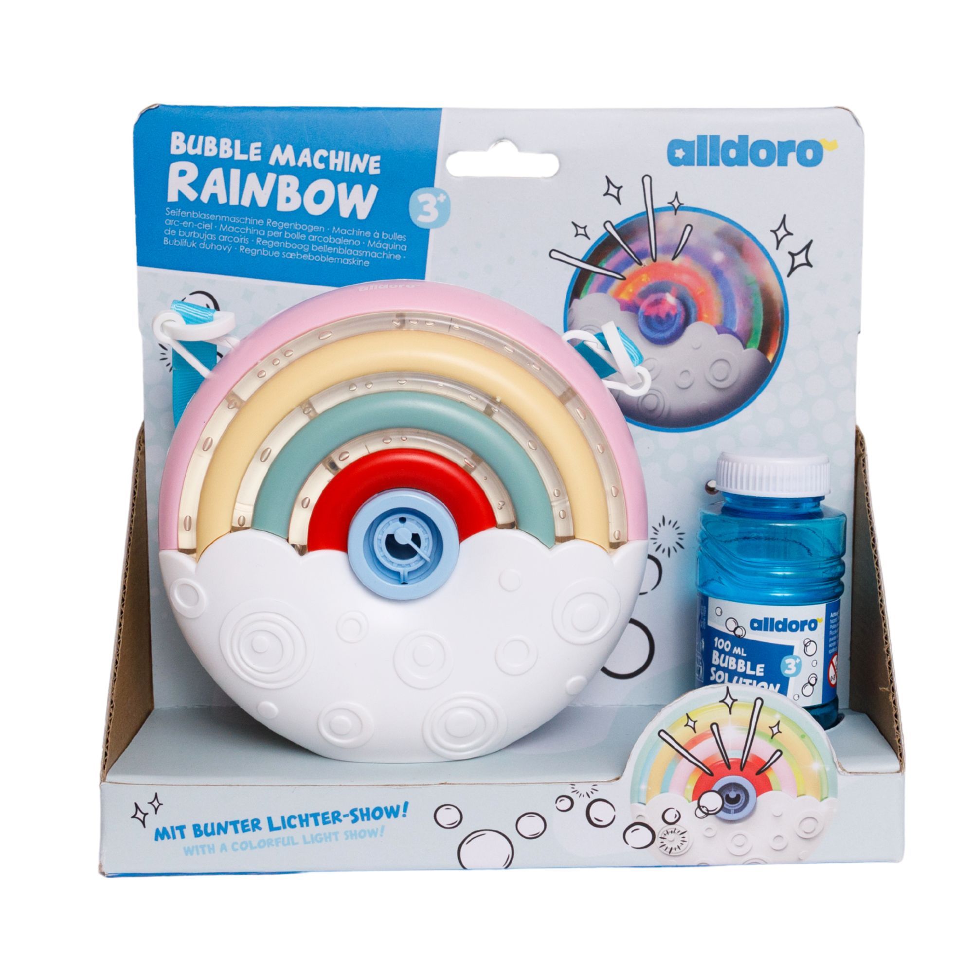 alldoro - Seifenblasenmaschine Rainbow