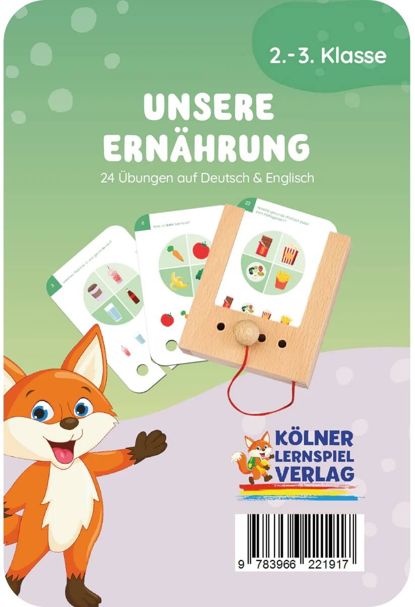 Kölner Lernspielverlag - Kartensatz Unsere Ernährung ab 2. - 3. Klasse Kölner Lernspielverlag - Kartensatz Unsere Ernährung ab 2. - 3. Klasse