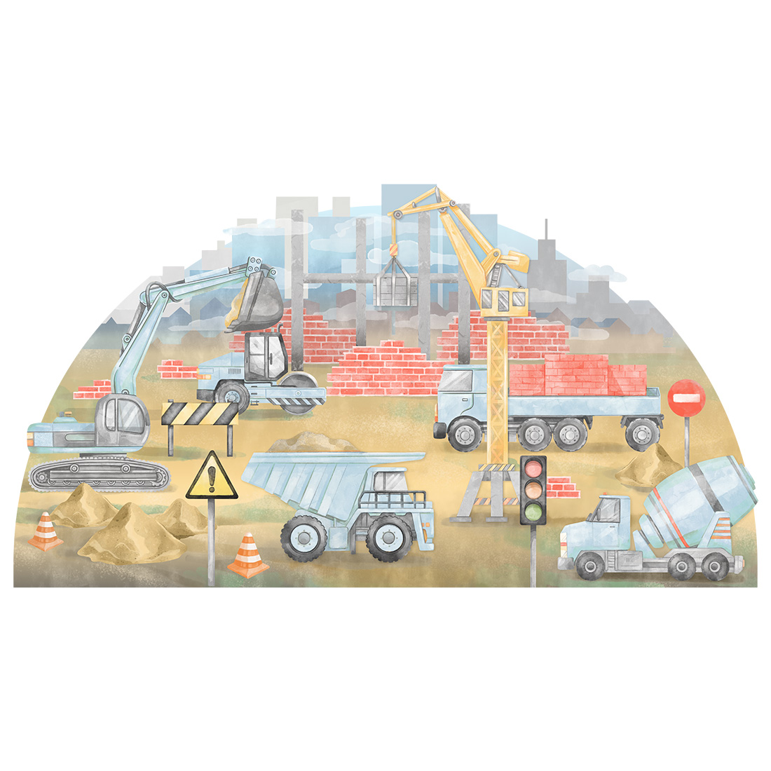 naklejki-budowa-niebieska-01 PASTELOWELOVE - Wandsticker "Construction" blau