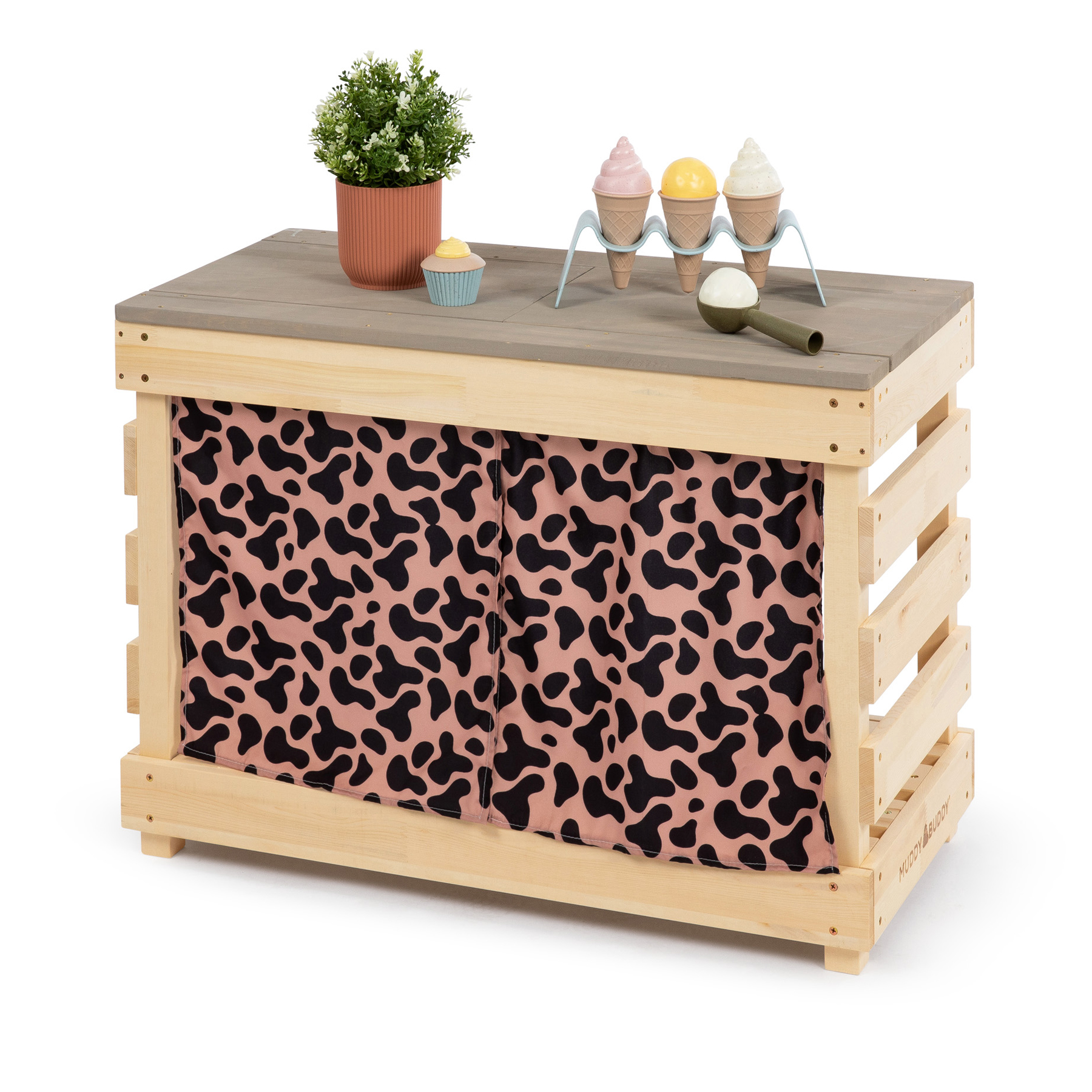 muddy-buddy_matschkueche_little_leo_puderrosa-2 MUDDY BUDDY ® - Matschtisch "Little Leo" natur puderrosa