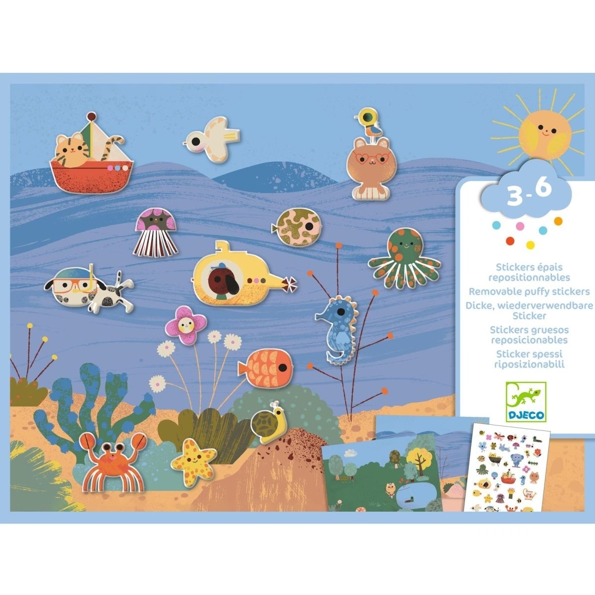 Djeco - Sticker: Sommer