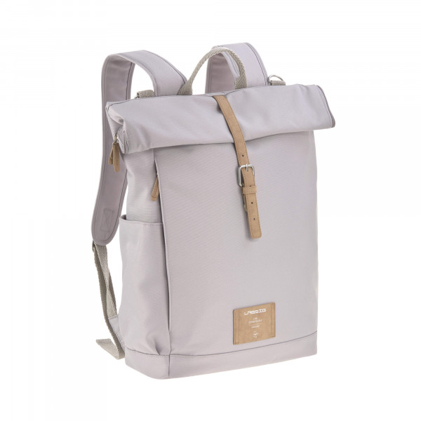 LÄSSIG - Wickelrucksack - Green Label Cotton Grey