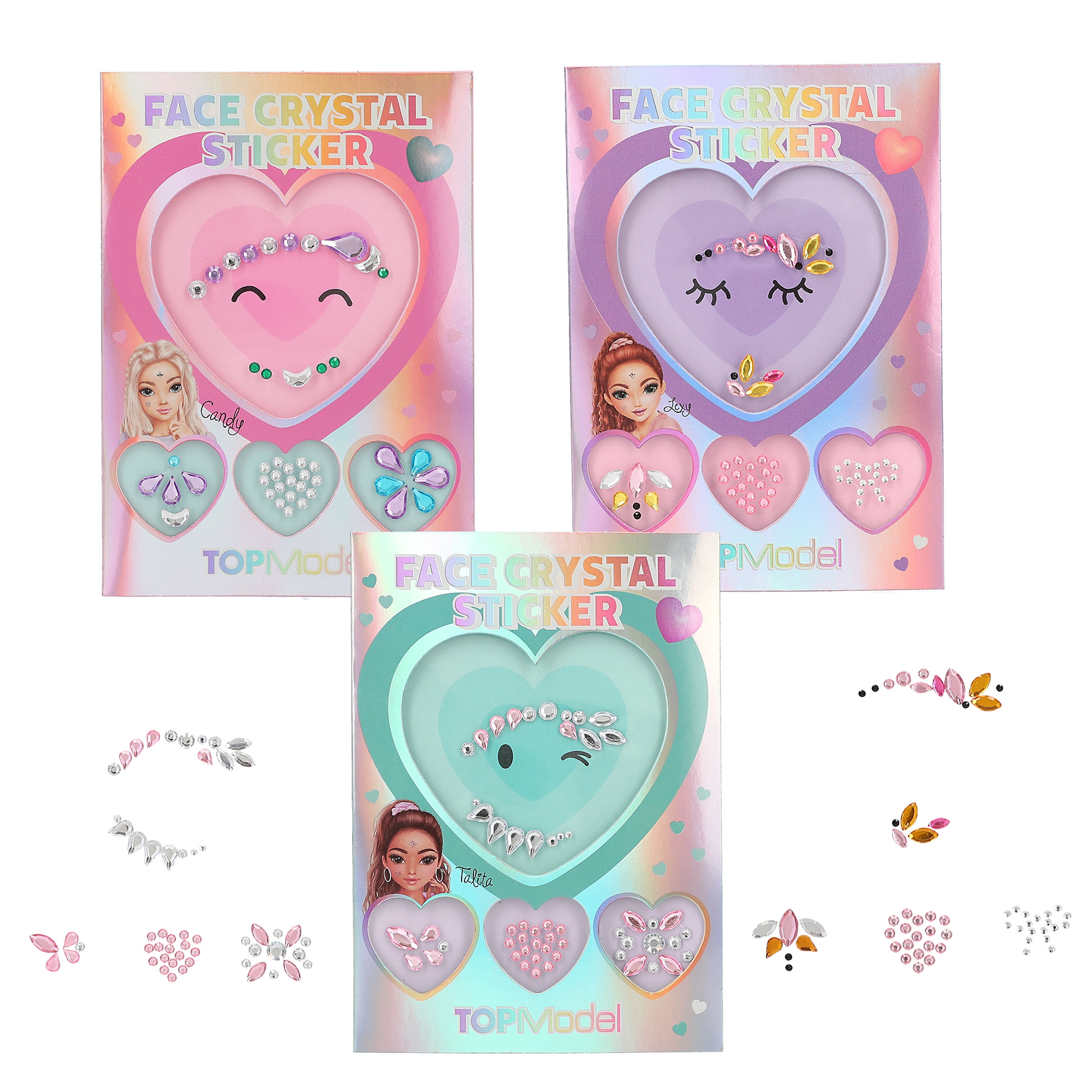 TOPModel - Face Crystal Sticker