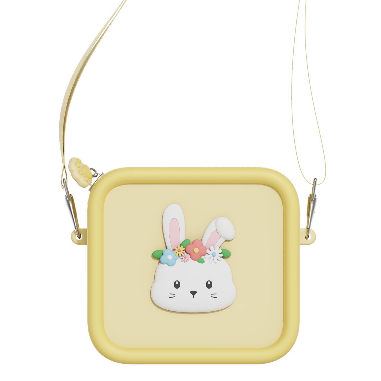 The_Zoofamily_silicon_bag_rabbit_flower_front