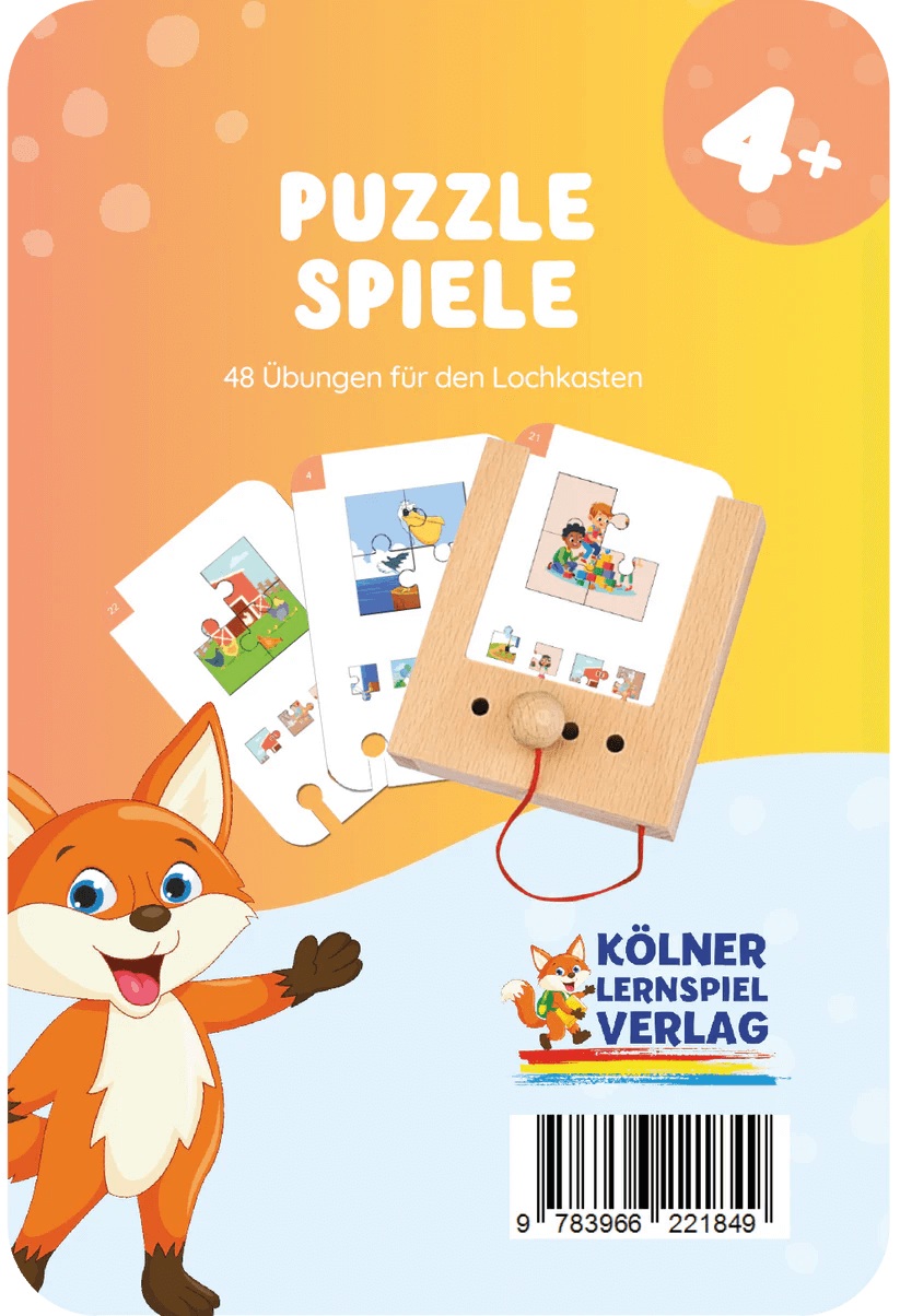 Kölner Lernspielverlag - Kartensatz Puzzle Spiele ab 4