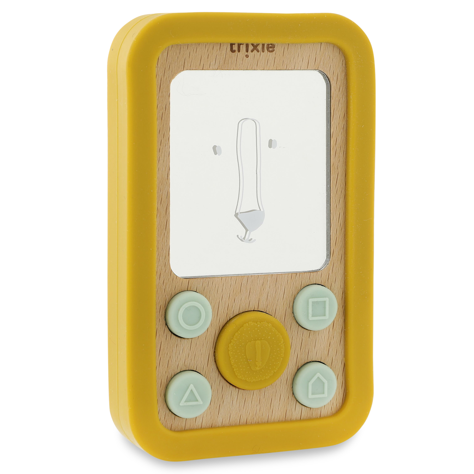 Trixie - Babytelefon aus Holz/Silikon Mr. Lion