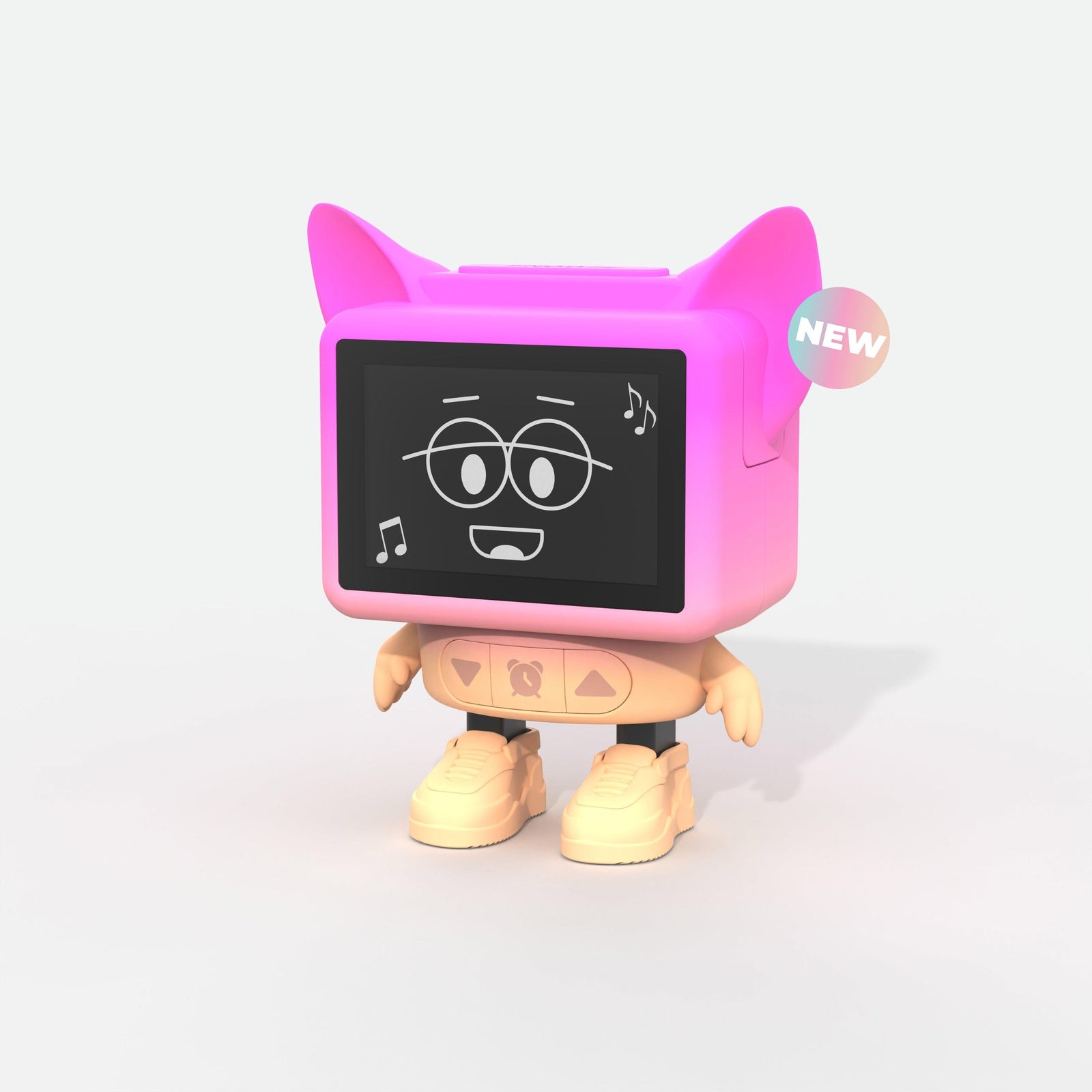 MOB - Wecker "Dancing Clock" Pink