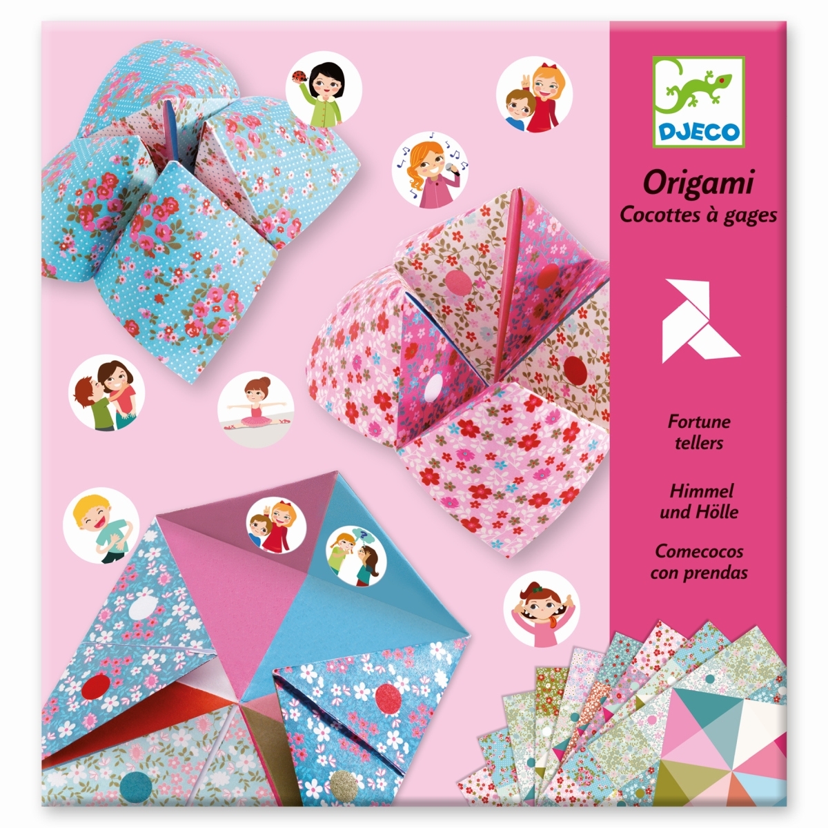 Djeco - Origami: Himmel und Hölle Blumen