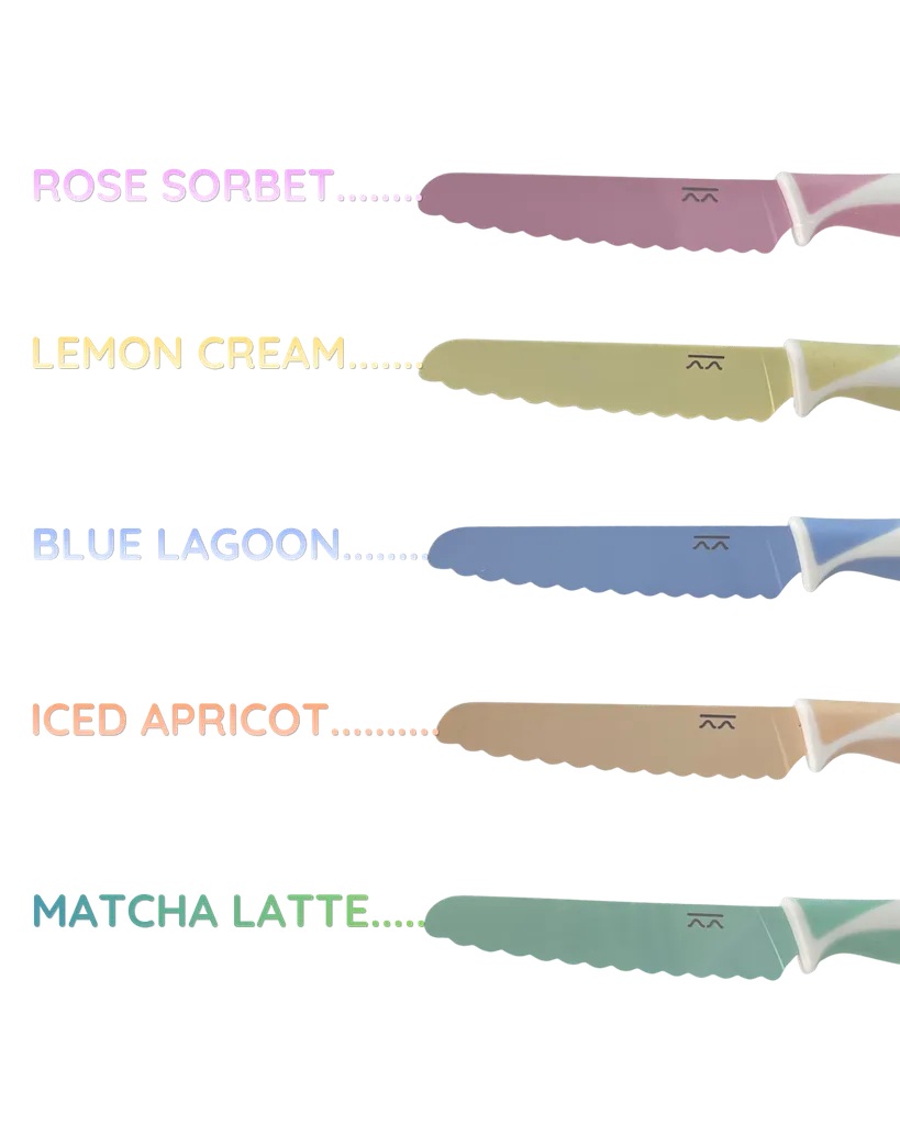 KIDDIKUTTER - Küchenmesser für Kinder Iced Apricot