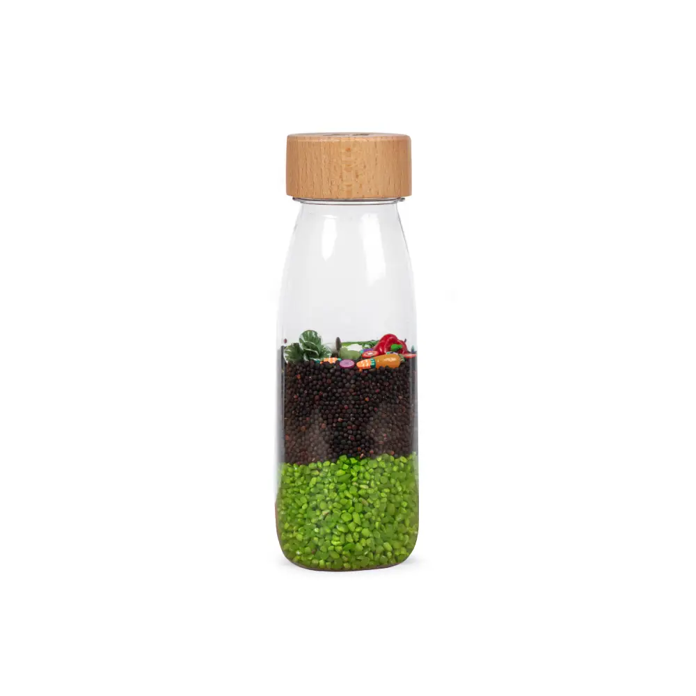 PETIT BOUM - Sensorikspielzeug "Learn Bottle Veggies"